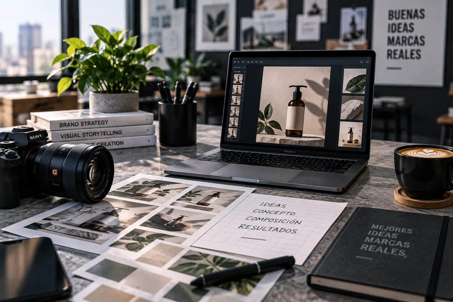 Flujo creativo para desarrollar imágenes de producto y contenido visual con inteligencia artificial